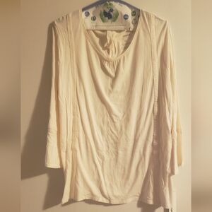 Sonoma Women's Cream Top XL